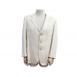 VESTE HERMES EN LIN HOMME 52 BEIGE 