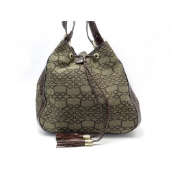 SAC LANCEL TOILE MONOGRAMME SEAU 