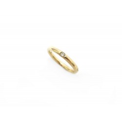 BAGUE POMELLATO LUCCIOLE 50 EN OR JAUNE 18K ET DIAMANT GOLD DIAMOND RING 600€