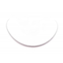 NEUF COLLIER MAUBOUSSIN TU ES MA RIVIERE D'AMOUR EN OR & DIAMANTS NECKLACE 9440€