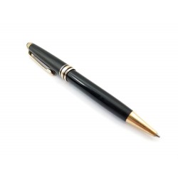 STYLO BILLE MONTBLANC MEISTERSTUCK CLASSIQUE ED LIMITEE 75 ANS RESINE NOIRE 