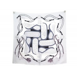 FOULARD HERMES LE FESTIVAL DES AMAZONES SOIE 