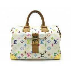 SAC A MAIN LOUIS VUITTON SPEEDY 30 TOILE MONOGRAM MURAKAMI CANVAS HANDBAG 2780€