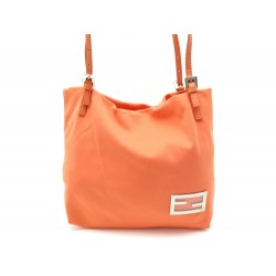 SAC A MAIN FENDI EN TOILE NYLON CORAIL ORANGE 24 CM CANVAS HAND BAG 1070€