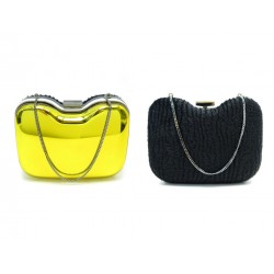 SAC A MAIN FENDI POCHETTE MINAUDIERE GIANO BANDOULIERE FOURRURE CLUTCH BAG 2470€