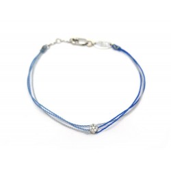 BRACELET REDLINE ILLUSION TRIO T16 EN OR BLANC DIAMANTS CORDON BLEU 1.1 GR 320€