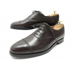 CHAUSSURES CROCKETT & JONES RICHELIEU BURLINGTON 10.5E 44.5 CUIR SHOES 565€