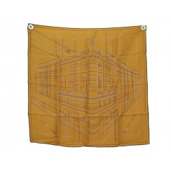 NEUF FOULARD HERMES PIQUE SELLIER CARRE 70 CM EN SOIE + BOITE SILK SCARF 280€