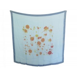 FOULARD GEANT MOUSSELINE HERMES LES ROSES 