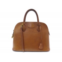 SAC A MAIN HERMES BOLIDE 35 BANDOULIERE EN CUIR EPSOM GOLD & DORE HAND BAG 6440€