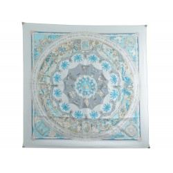 NEUF FOULARD HERMES PER ASTRA AD ASTRA CARRE 90 LAROCHE EN SOIE SILK SCARF 375€