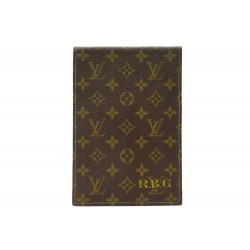 VINTAGE PORTE BLOC NOTE LOUIS VUITTON EN TOILE MONOGRAM CANVAS NOTEBOOK HOLDER