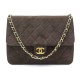 VINTAGE SAC A MAIN CHANEL TIMELESS EN DAIM MARRON BROWN SUEDE HANDBAG 5500€