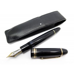 STYLO PLUME MONTBLANC MEISTERSTUCK 149 DORE 115384 PISTON NOIR + ETUI PEN 925€