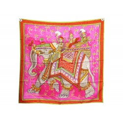 RARE NEUF FOULARD HERMES BELOVED INDIA CARRE 90 PHILIPPE DUMAS SOIE COLLECTOR