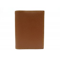 NEUF PORTE AGENDA HERMES COUVERTURE PM SIMPLE EN CUIR GOLD NEW DIARY HOLDER 278€