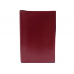 PORTE AGENDA HERMES COUVERTURE SIMPLE GM CUIR BOX ROUGE HERMES DIARY COVER 324€