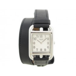 MONTRE HERMES CAPE COD PM CC1.210 W040233WW00 QUARTZ 23MM 2 BRACELETS CUIR 2350€