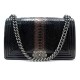 NEUF SAC A MAIN CHANEL BOY BANDOULIERE EN CUIR VERNI & PYTHON NOIR HANDBAG 8000€