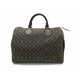 SAC A MAIN LOUIS VUITTON SPEEDY 30 MINI LIN MONOGRAM MARRN HANDBAG 830€