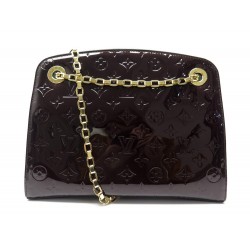 NEUF SAC A MAIN LOUIS VUITTON VIRGINIA MM M90111 VERNIS MONOGRAM AMARANTE 2815€