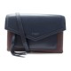 NEUF SAC A MAIN GIVENCHY DUETTO BANDOULIERE CUIR BLEU MARINE BORDEAUX BAG 750€