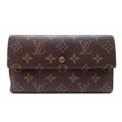 PORTEFEUILLE LOUIS VUITTON SARAH M60531 EN TOILE MONOGRAM + BOITE WALLET 490€