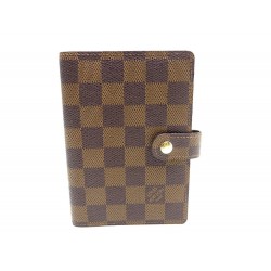 COUVERTURE AGENDA PM LOUIS VUITTON TOILE DAMIER EBENE NOTE DIARY COVER 255 