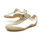 CHAUSSURES TOD'S 41 IT 42 FR BASKETS DAIM CUIR VERNI BEIGE BLANC SAC SHOES 410€