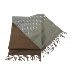 ETOLE ECHARPE HERMES DOUBLE FACE HIBOUX EN SOIE CACHEMIRE & LAINE SCARF 470€