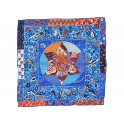 NEUF FOULARD HERMES PIQUE FLEURI DE PROVENCE GAVROCHE + BOITE CARRE SCARF 175€