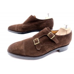 CHAUSSURES JOHN LOBB WILLIAM BI BOUCLE 10.5E 44.5 LARGE DAIM BUCKLE SHOES 1095€