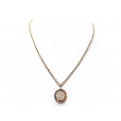 NEUF COLLIER BULGARI BVLGARI 345277 49 CM EN OR ROSE & DIAMANTS NECKLACE 10190€