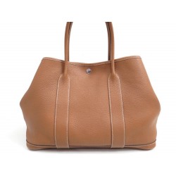 SAC A MAIN HERMES GARDEN PARTY CABAS 36CM EN CUIR TOGO GOLD HAND BAG PURSE 2360€