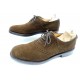 NEUF CHAUSSURES CHURCH'S ELGIN RICHELIEU 10.5F 44.5 LARGE DAIM MARRON SHOES 490€