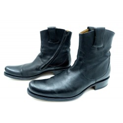 CHAUSSURES BOTTINES SANTIAGS JEAN BAPTISTE RAUTUREAU 43 CUIR BOOTS SHOES 480€