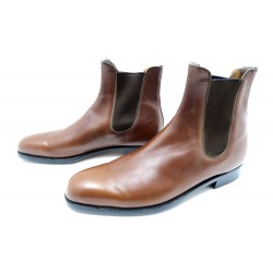 CHAUSSURES BOTTINES ELASTIQUE JM WESTON CHELSEA 11C 44.5 FR EN CUIR BOOTS 830€