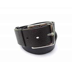 NEUF CEINTURE HERMES ETRIVIERE LARGE 70 EN CUIR TOGO MARRON BOUCLE ARGENTEE 820€