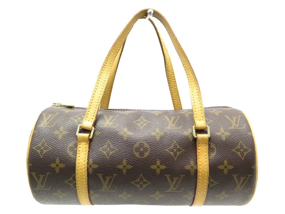 Louis Vuitton Monogram Papillon 30 hand bag with Mini Pouch 2G130040n