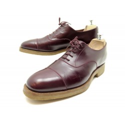 CHAUSSURES JM WESTON RICHELIEU 300 BOUT DROIT 10D 44 CUIR BORDEAUX SHOES 690€