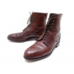 CHAUSSURES CARMINA OSCAR 80184 9.5 43.5 BOTTINES CUIR CORDOVAN BOOTS SHOES 890€