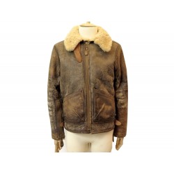 BLOUSON POLO RALPH LAUREN BOMBARDIER TYPE B3 T 50 M EN CUIR SHEARLING COAT 2500€