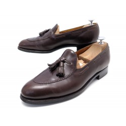 CHAUSSURES JM WESTON MOCASSINS A PAMPILLES 173 9C 43 EN CUIR MARRON LOAFERS 930€