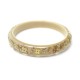 NEUF BRACELET LOUIS VUITTON INCLUSION PM MONOGRAM T18 EN RESINE BEIGE JEWEL 390€