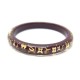 NEUF BRACELET LOUIS VUITTON INCLUSION PM MONOGRAM T18 RESINE BORDEAUX JEWEL 390€