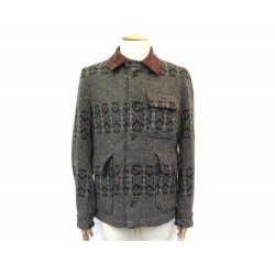 NEUF VESTE WOOLRICH TAILLE 52 L EN LAINE GRIS BLOUSON COAT NEW WOOL JACKET 425€