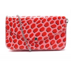 NEUF SAC POCHETTE LOUIS VUITTON FELICIE JUNGLE DOTS BANDOULIERE CLUTCH 995€