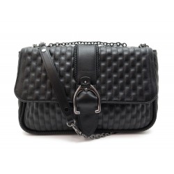 NEUF SAC A MAIN LONGCHAMP AMAZONE M L1358941 BANDOULIERE CUIR D AGNEAU NOIR 790€