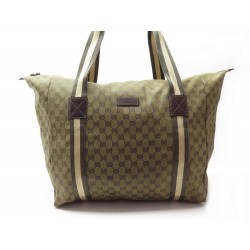 SAC DE VOYAGE A MAIN GUCCI CARRY ON 233050 EN TOILE MONOGRAMME TRAVEL BAG 1345€