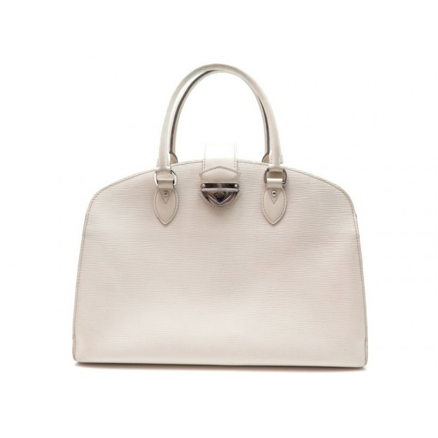 SAC A MAIN LOUIS VUITTON PONT NEUF GM EN CUIR EPI BLANC LEATHER HAND BAG 2470€